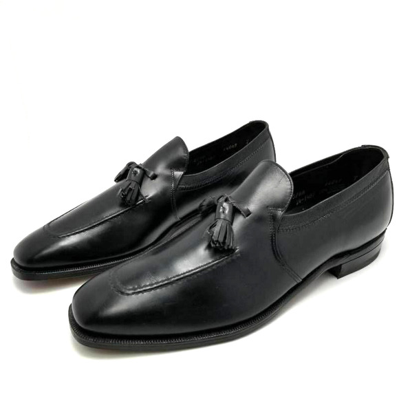 Johnston & Murphy Men Loafer Tasseled Leather Shoe - Picture 2 of 10